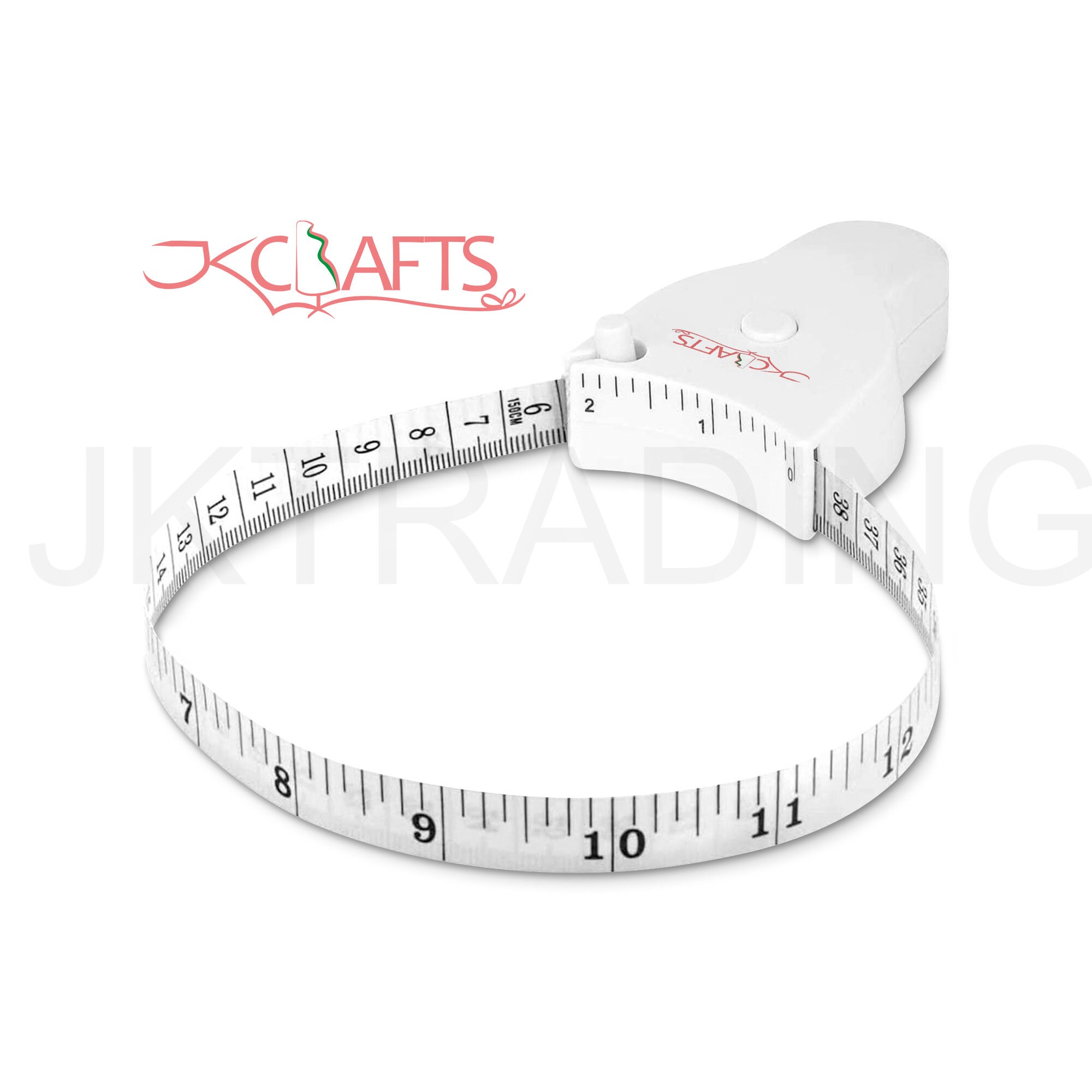 White Soft Tape Measure, Measuring Tape Sewing, Seamstress, Tailor Cloth  Flexible Ruler Tape, 60 Inch, 150 Cm 