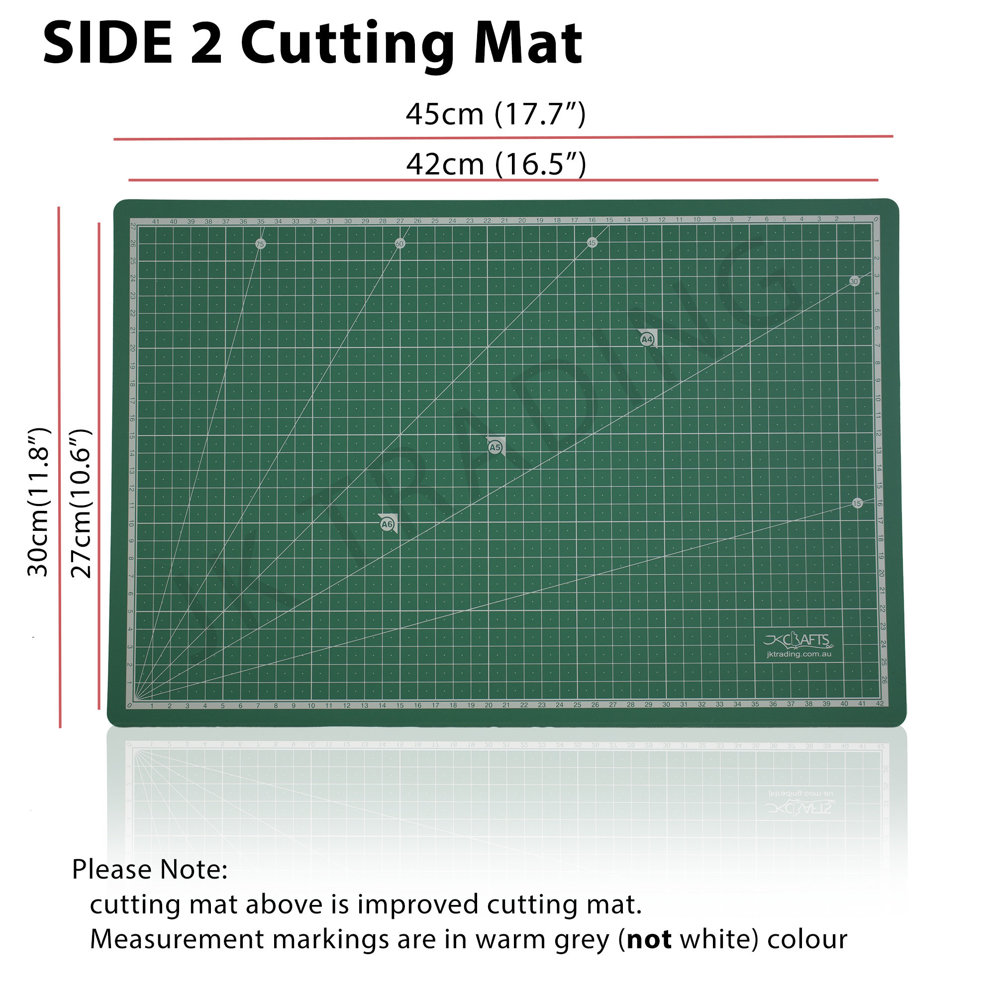 Jkcrafts Self Healing Cutting Mat A0 A1 A2 A3 A4 A5 Craft Mat Sewing