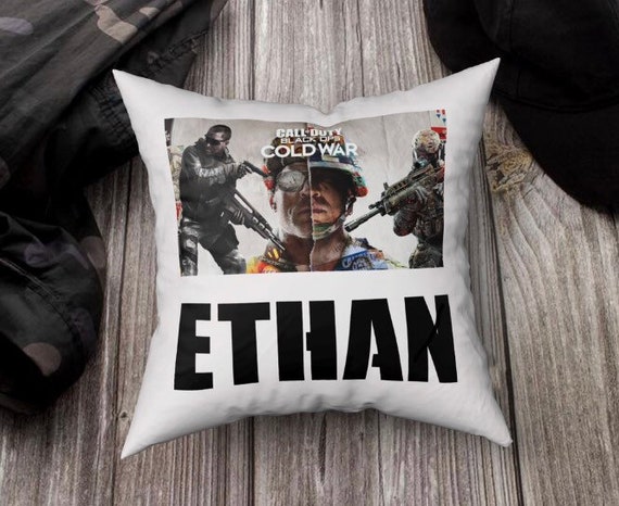 Call Of Duty Cold War Cushion Cover Personalised With Your Name Gamer Ps4 Xbox