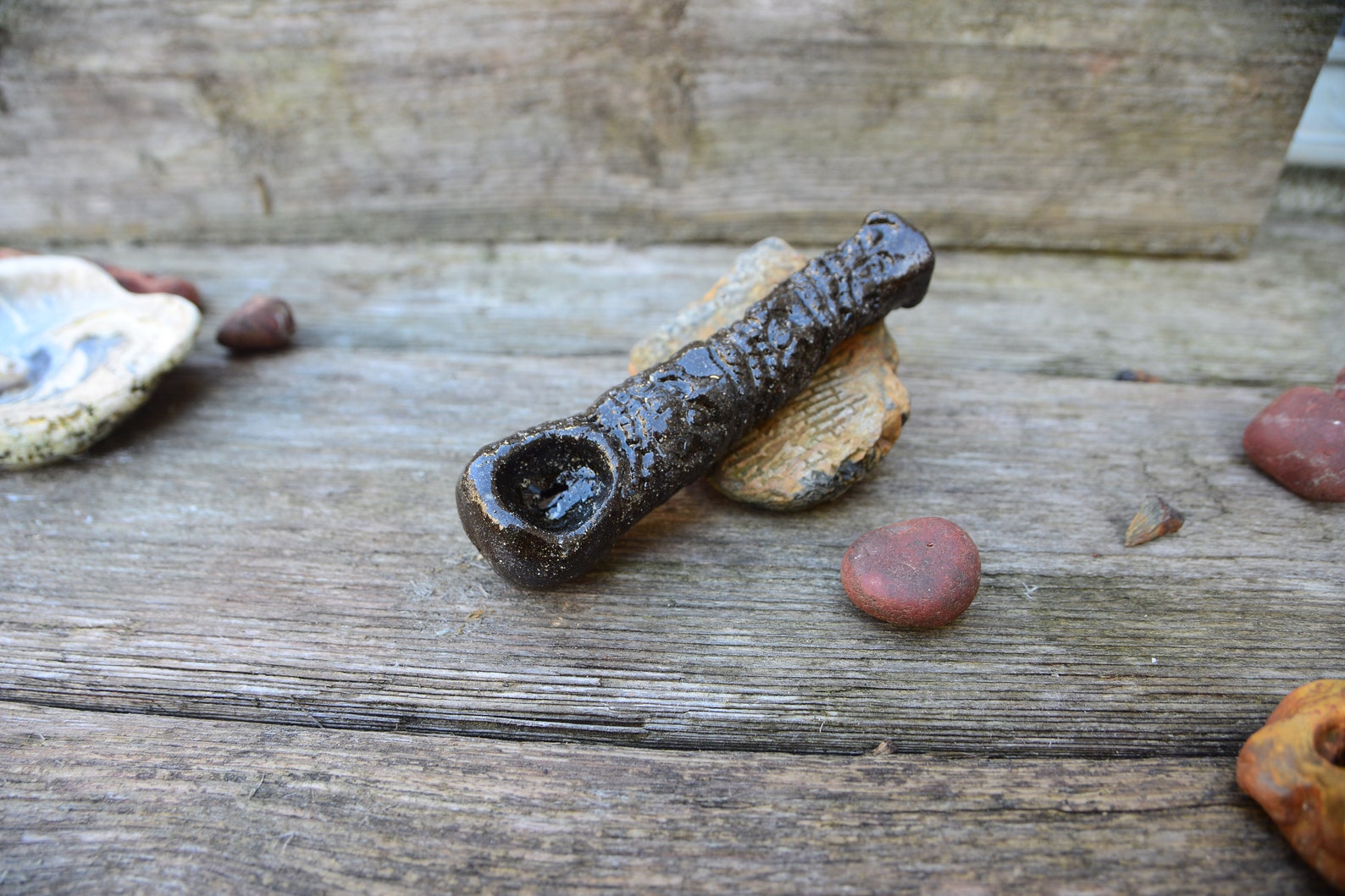 Unique handmade Ceramic pipe ceramic dish.ceramic pipe plus Etsy