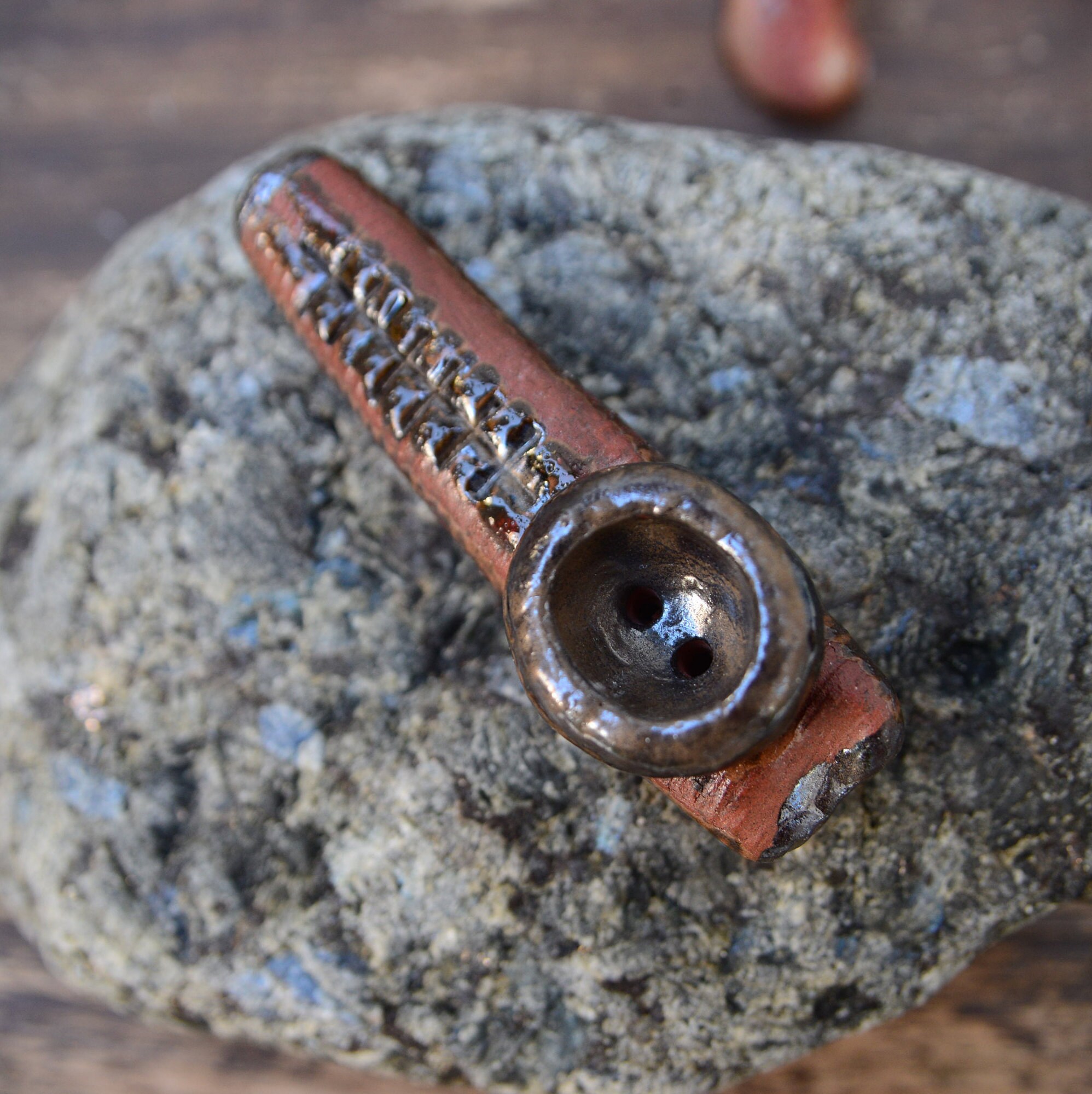 keramik Pfeife fajka ceramiczna. ceremonial pipe Unique ceramic pipe