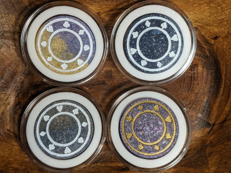 Personalized Golf Ball Marker Poker Chip Card Guard Etsy