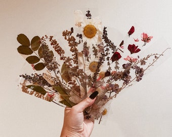 Pressed Floral Bookmarks, Customizable, Real Dried Flowers Made To Order