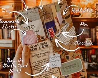 Blind Date With A Book, Mystery Book, Book Lovers Gift, Book Club, Thrifted Books