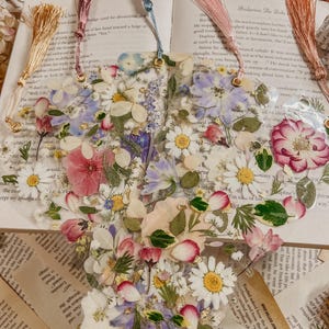 Mystery Pressed Floral Laminated Bookmark, Handmade, Made To Order With Real Pressed Flowers image 9