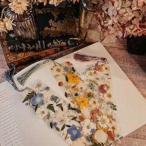 Mystery Pressed Floral Laminated Bookmark, Handmade, Made To Order With Real Pressed Flowers image 8