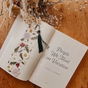 Mystery Pressed Floral Laminated Bookmark, Handmade, Made To Order With Real Pressed Flowers image 7