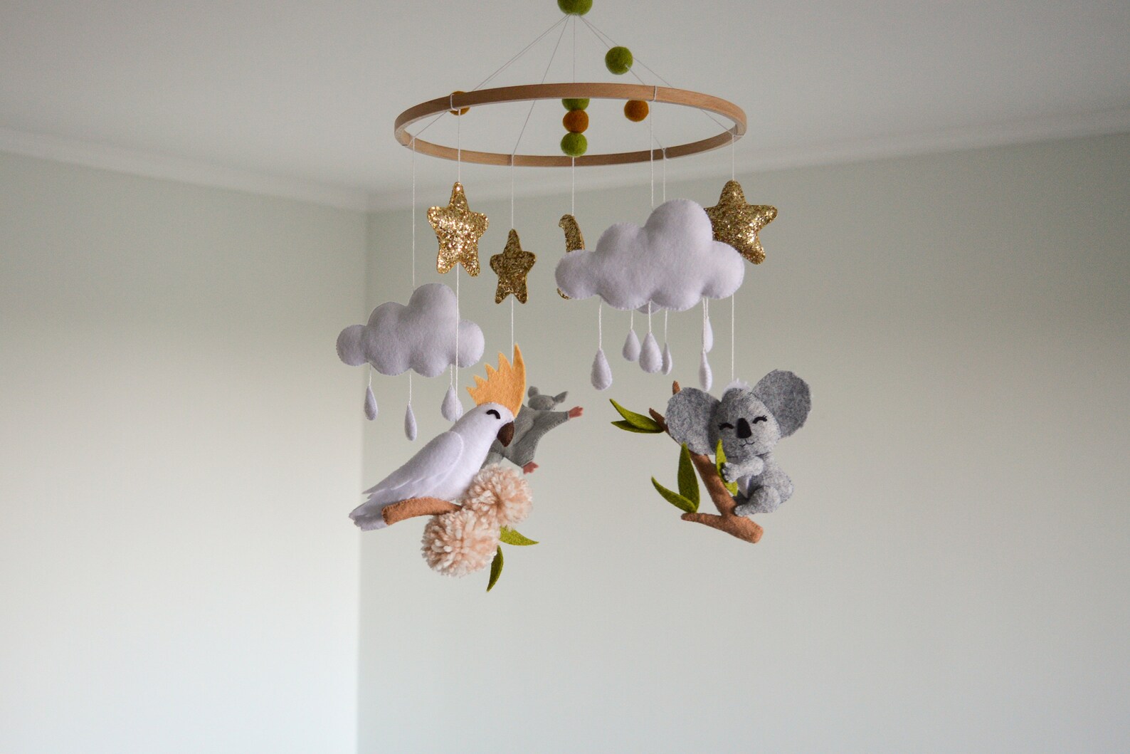 Baby Mobile With Australian Animals Nursery Mobile Koala Etsy Australia