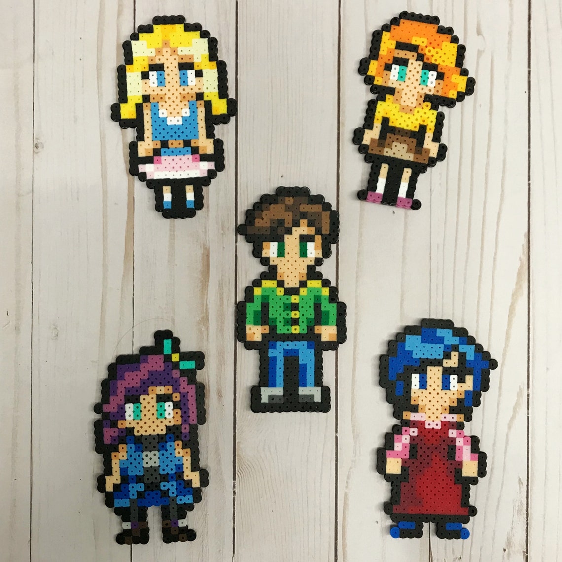 Stardew Valley Fuse Bead Art Perler Beads Farm Animals Etsy