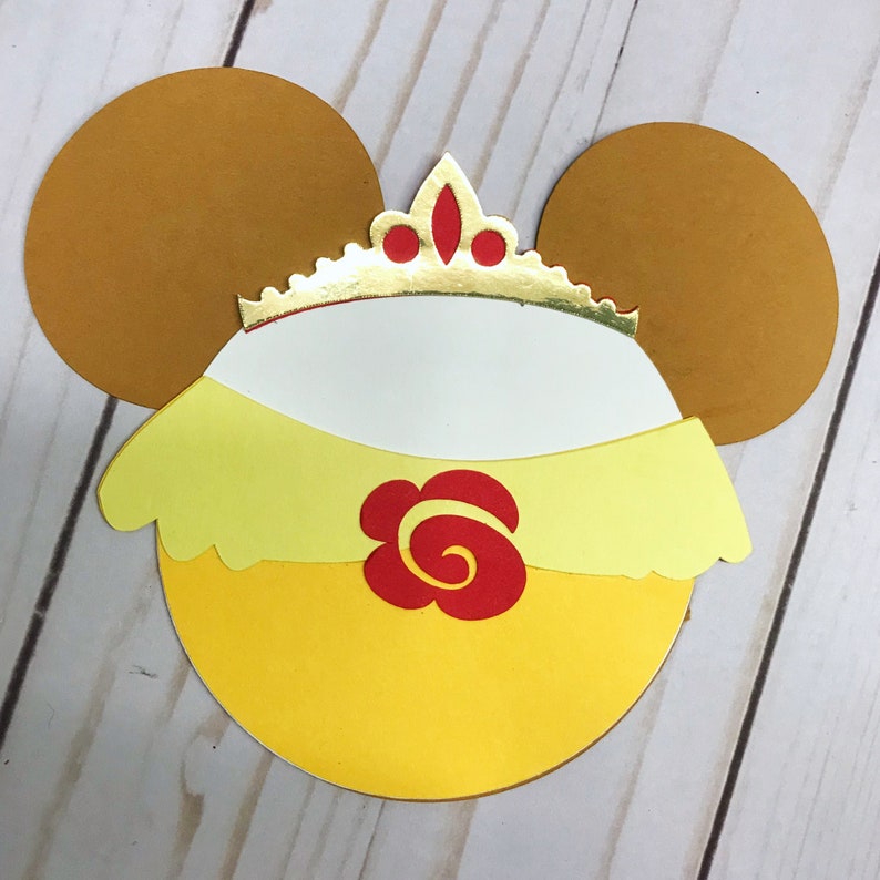 Mousekeeping Envelopes Disney Princess Designs Money Tip - Etsy