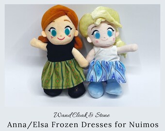 Frozen Elsa and Anna Dress | NuiMO Compatible | Nuimos | Dress | Sleeveless | Coronation Anna | Spirit Elsa | Frozen | Costume