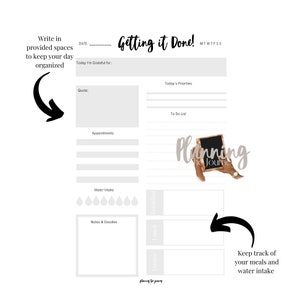 Getting it Done Daily Planner image 3