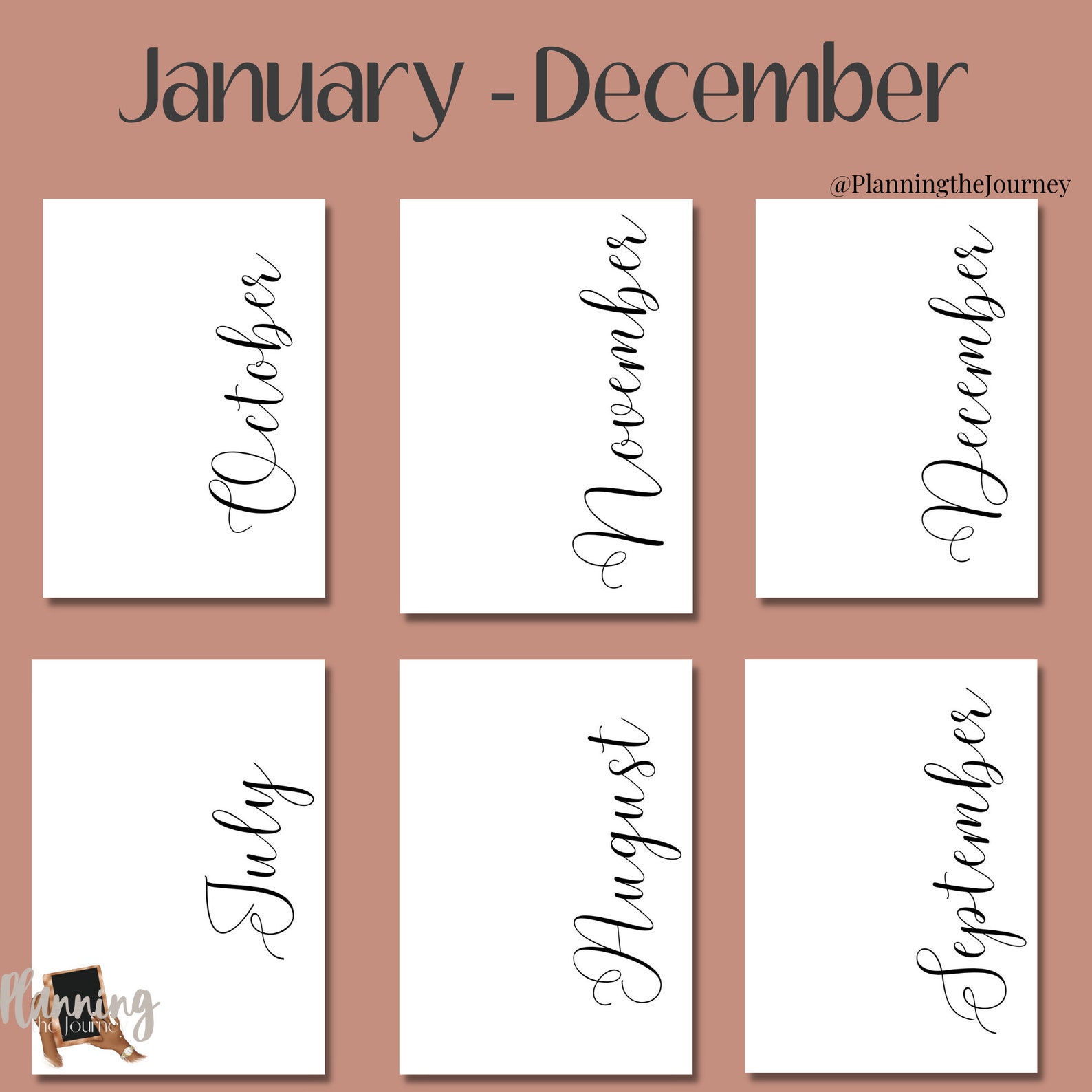 Monthly Dashboard Printables - Etsy