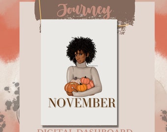 November Dashboard Planner Printable