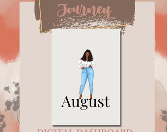 August Printable Planner Dashboard