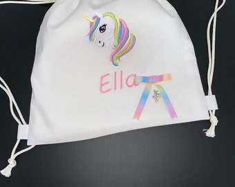 personalised unicorn bolsa