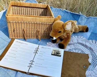 Baby Book | Leather Cover