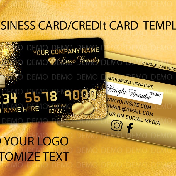 DIY Hologram Credit Card, Business Cards, Gold Glitter Credit Business Cards,diy  Credit Card Business Cards,Gold Credit Card Business Cards