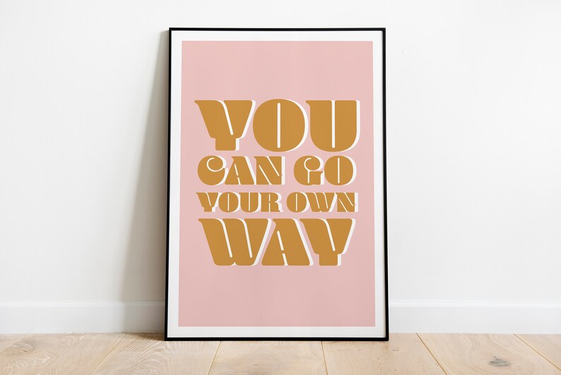 You Can Go Your Own Way Fleetwood Mac Print Stevie Nicks Etsy UK