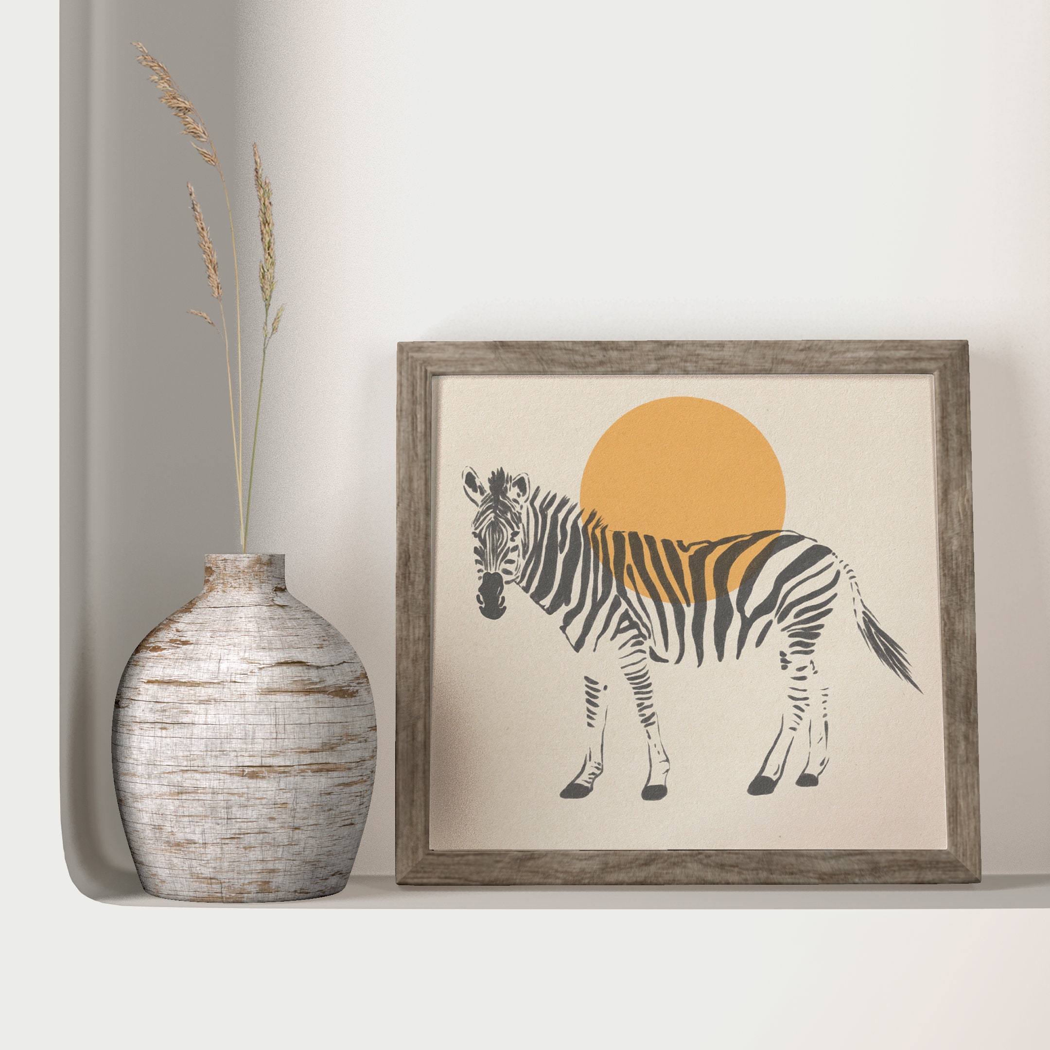 Zebra Print // Zebra Wall Art // Safari Animal Print // Animal Etsy