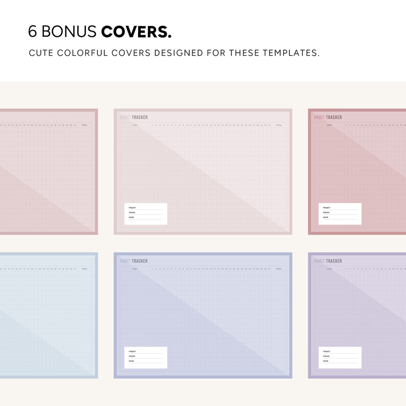 Cute Goodnotes Template,habit Tracker Pdf,routine Tracker,digital