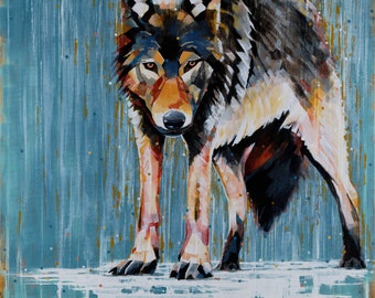 Grey Wolf - Spirit Animal - Premium Archival Matte Art Print