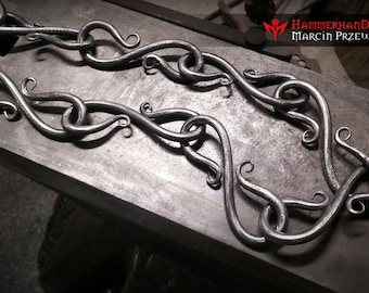 Hand forged chain, medieval, chain, iron chain, plant hanger, lamp hanger, sconce hanger, outdoor,garden decor,hardware,vintage,vikings