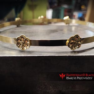 Medieval diadem / circlet / coronet / tiara, based on a find from Poland in the 14th century