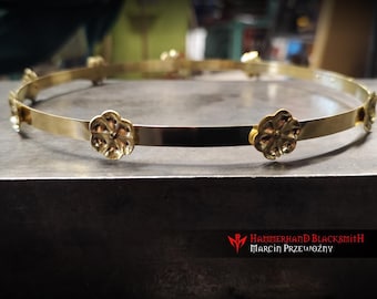 Medieval diadem / circlet / coronet / tiara, based on a find from Poland in the 14th century