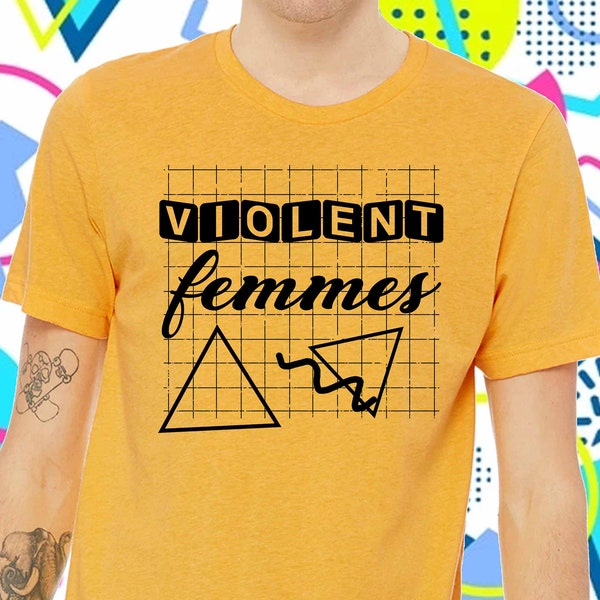 Violent Femmes Band Shirt Art Fun Cool Retro
