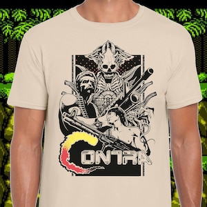 Contra NES Characters Shirt Cool Game