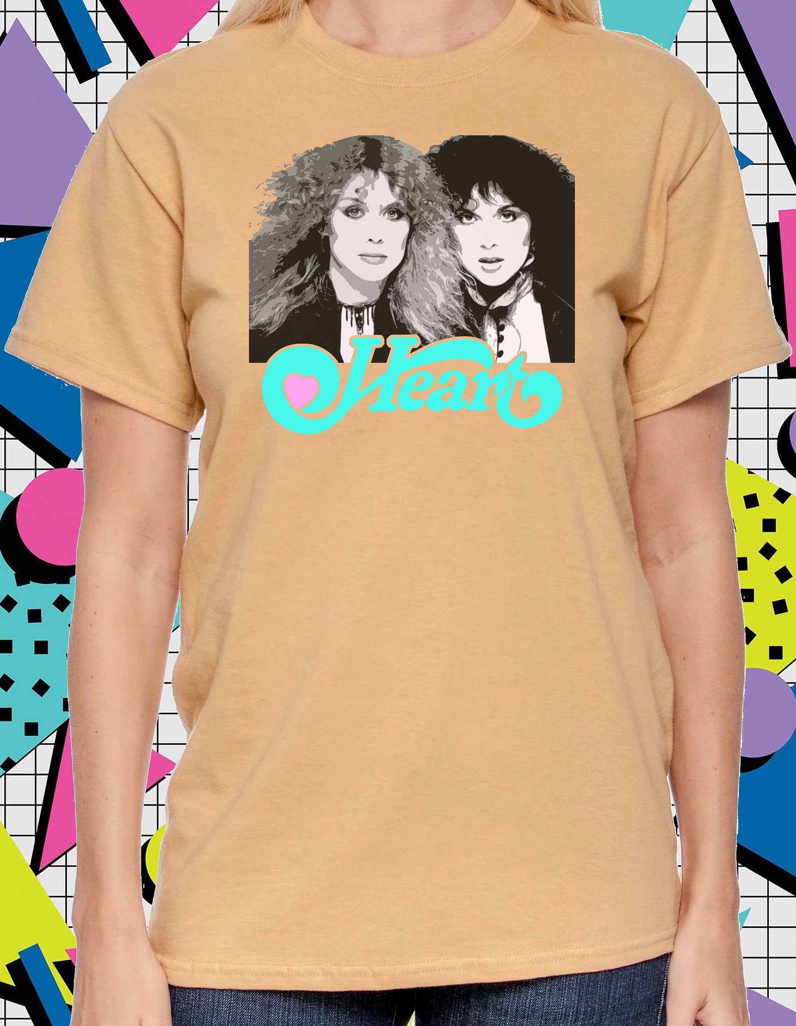 Heart Band Shirt Etsy