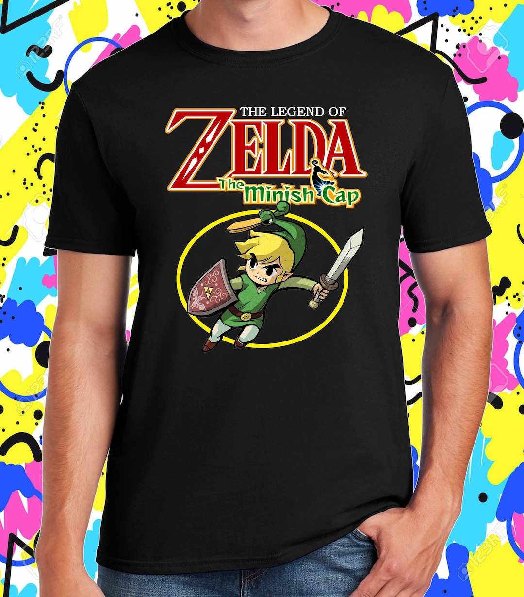ミナチョ ZELDA tee & STUSSY cap ミナチョ ZELDA tee & STUSSY cap