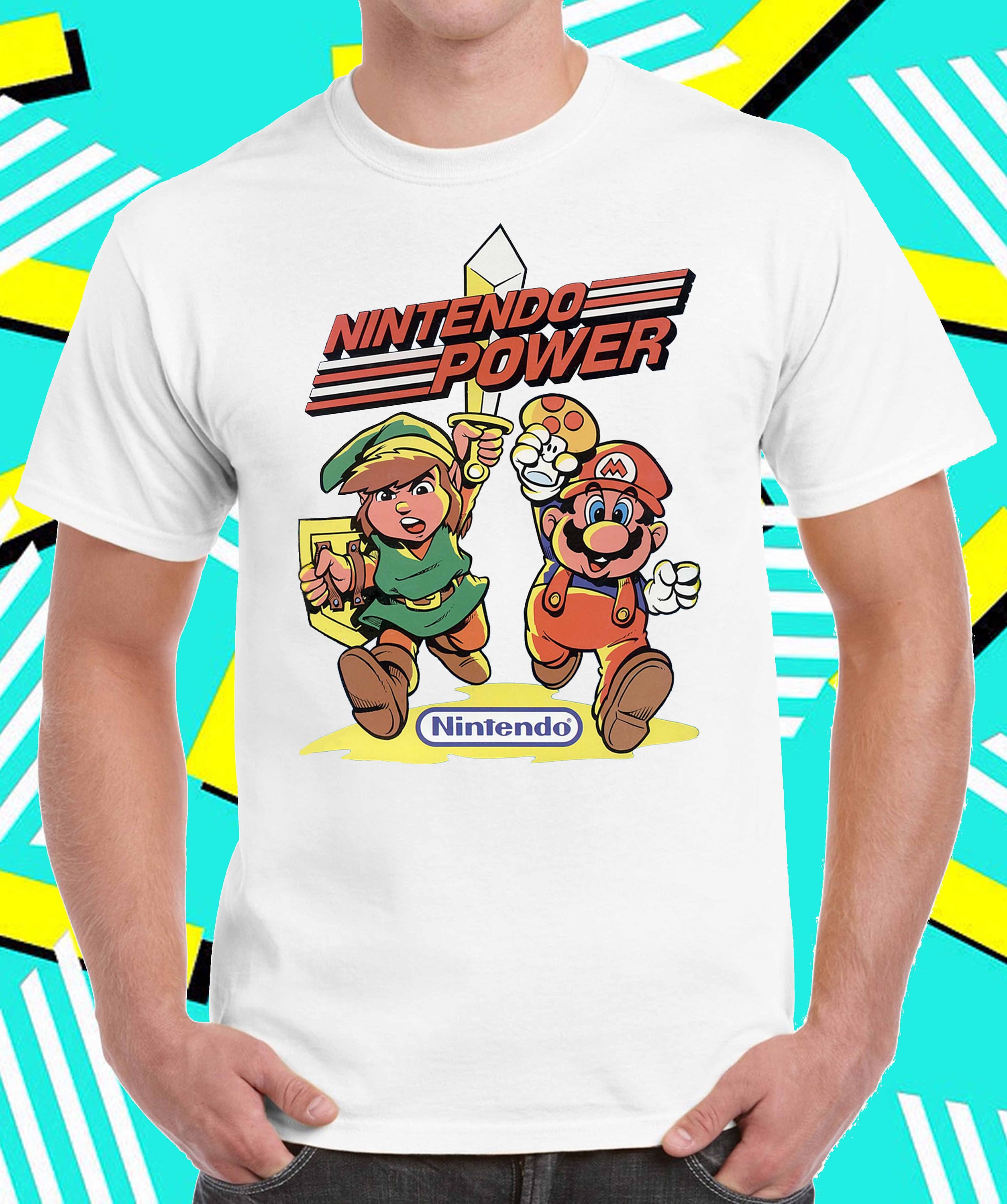 Amazon.com: Nintendo Mushrooms Know Your Power Ups Mens T
