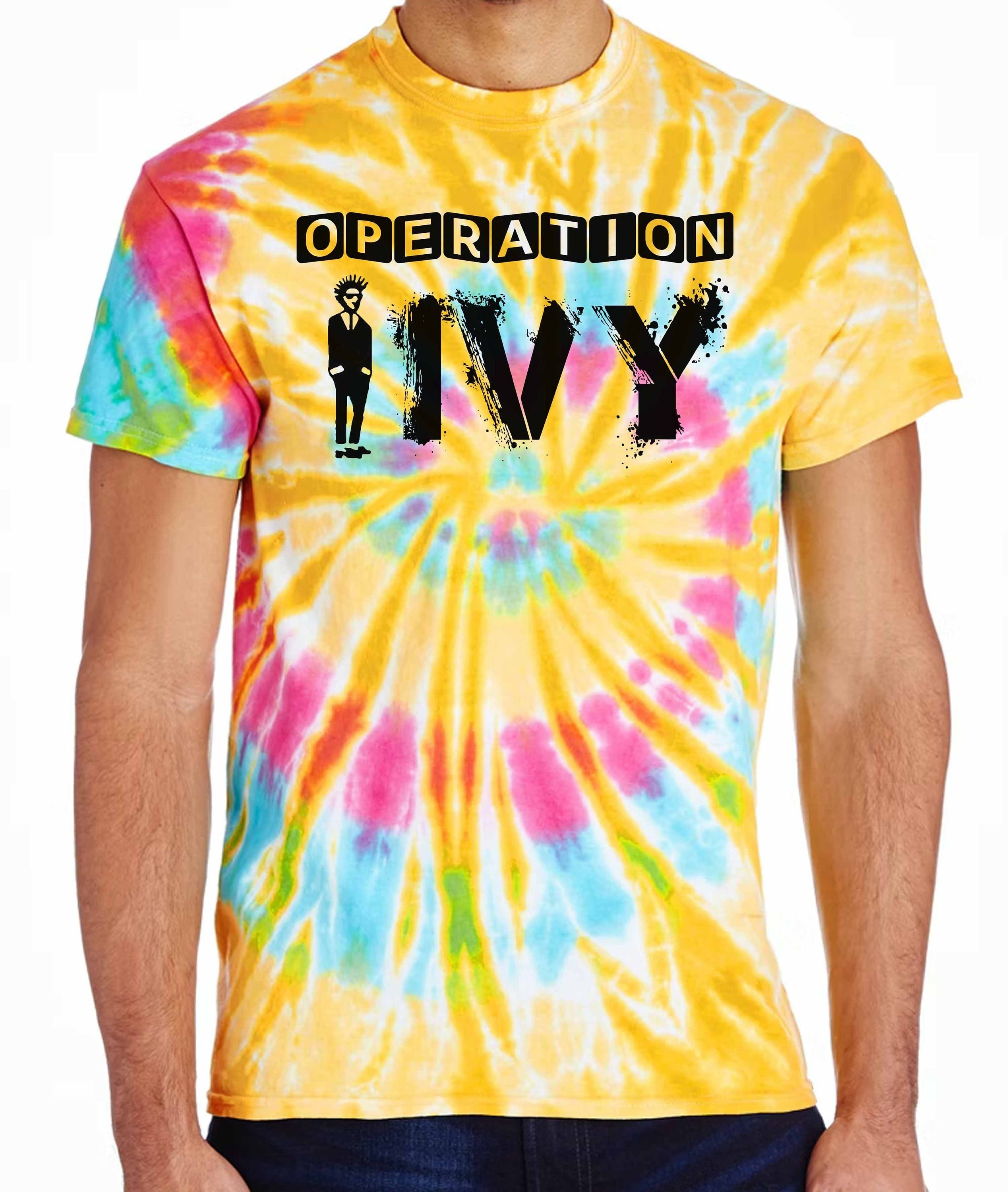Operation Ivy Tie Dye Band Shirt: Retro Punk Style