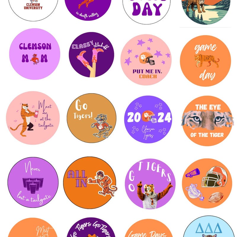 Clemson Game Day - Etsy