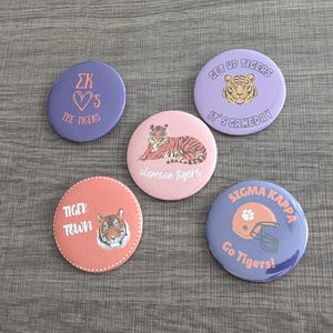 Clemson Game Day Pins | Clemson Football Pins | 2.25
