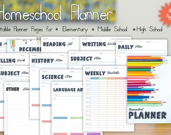 Homeschool Planner | Homeschool Printable | Homeschool Schedule | Homeschool Planner | Homeschool Daily Schedule | Homeschool Preschool