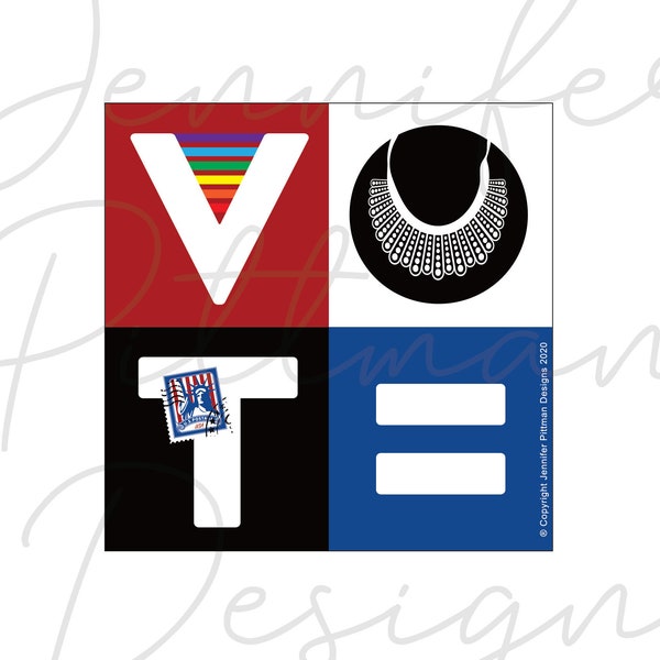 VOTE - Removable Bumper Sticker