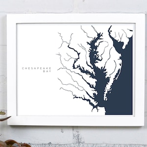 Chesahead Bay | *Virginia + Maryland Bay Multi-Size Druck