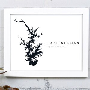 Lake Norman NC | North Carolina Lake, meerdere maten print