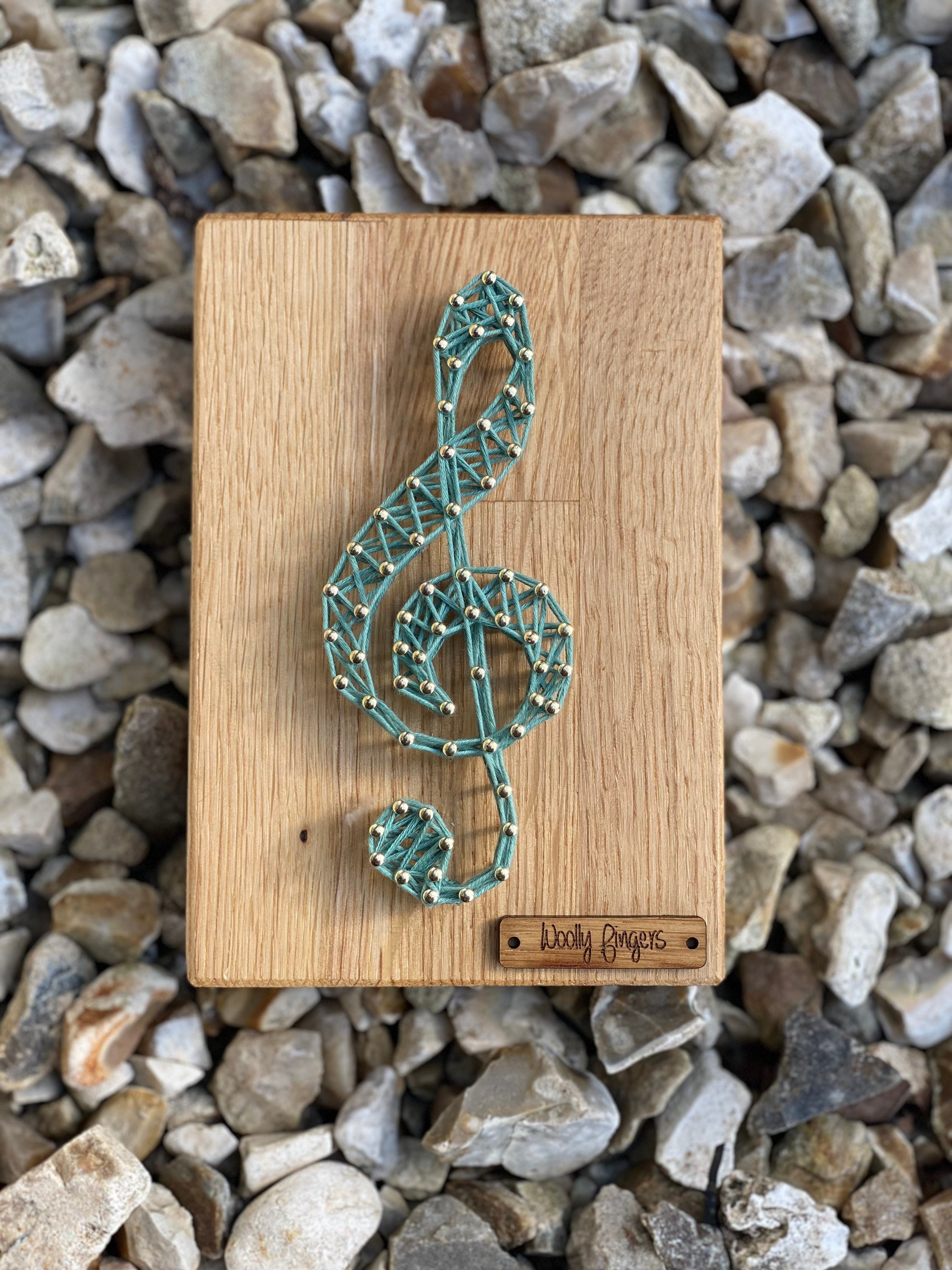 String Table Clef Treble Clef String Art/ Wooden Present/ Teacher Present/ Musical ...