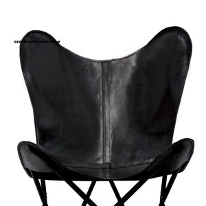 Carbon loft larkin leather butterfly chair top