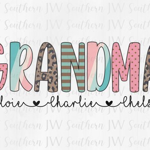 Grandma Personalized PNG