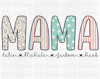 Personalized Mama PNG