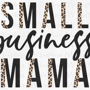 Small Business Mama PNG