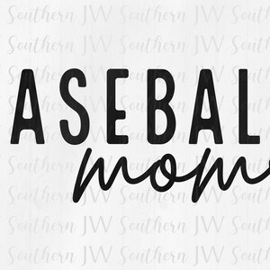 Baseball Mom PNG