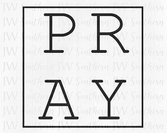 PRAY PNG for sublimation - Instant digital download