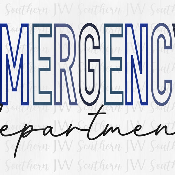 Emergency Department PNG - Instant digital download