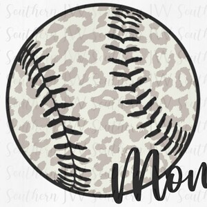 Baseball Mom PNG - Instant digital download